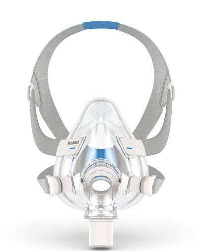Découvrez le nouveau masque facial CPAP/PPC AirFit F20 de ResMed.